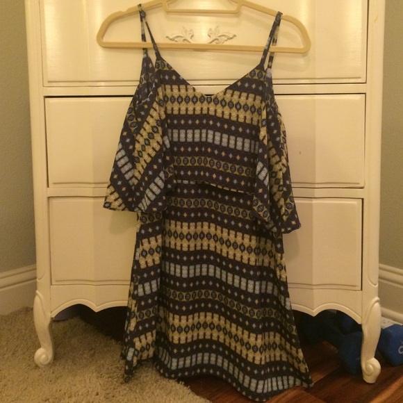 Patterned dress size small!