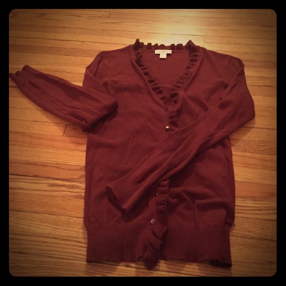 Dark purple cardigan