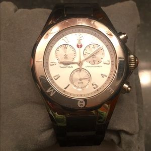 Michele Tahitian jellybean chronograph watch
