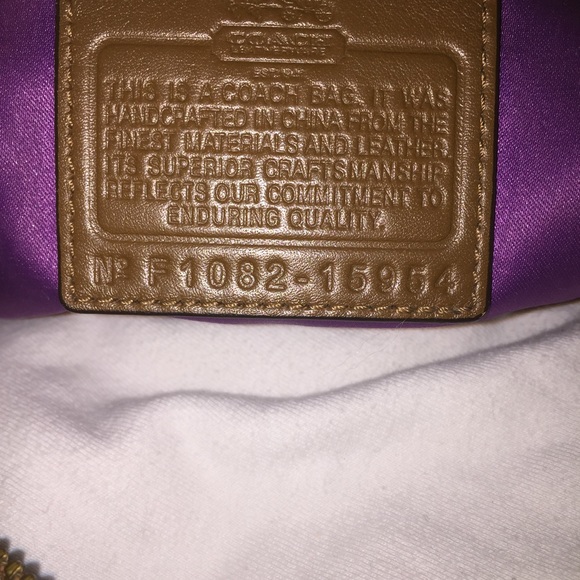 Coach purse with wallet
