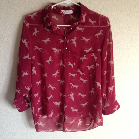 high low pony shirt🐴 - Picture 1 of 3