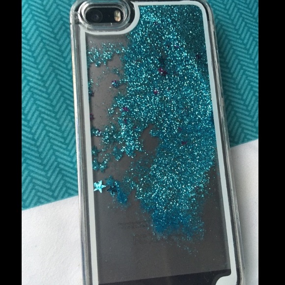 ❣❣RESERVED❣❣Sparkly blue phone case