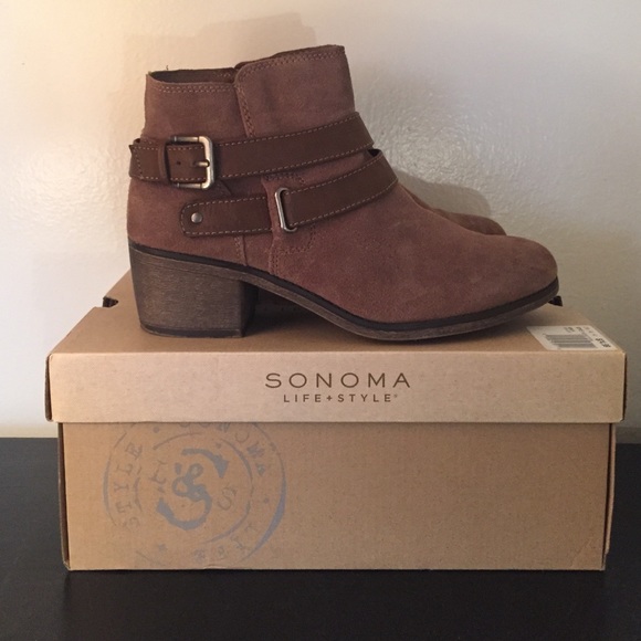 Sonoma life & Style "snbrigitta" boot. Tan. Size 8