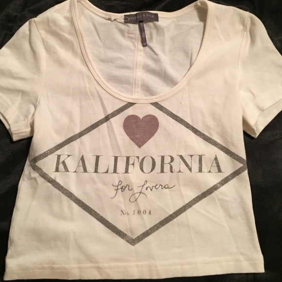 Kendall and Kylie crop top