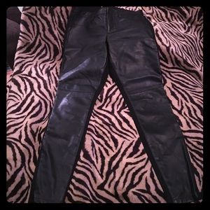 Banana republic leather/ legging pant