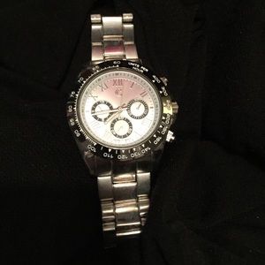 Silver Boyfriend Watch Charming Charlie's