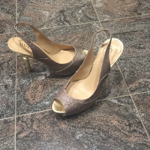 Guess multi sparkle sling backs