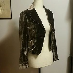 BCBGMAXAZRIA Velour Jacket