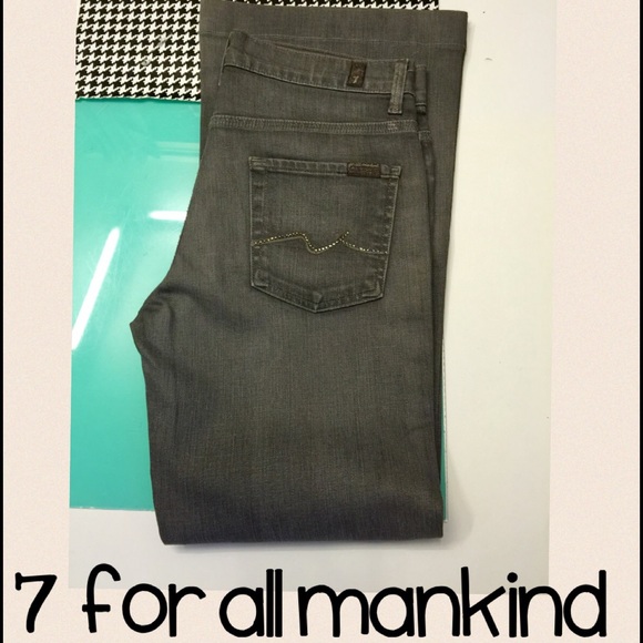 7 for all Mankind Denim - 7 for all Mankind GINGER Size 30 gray wash