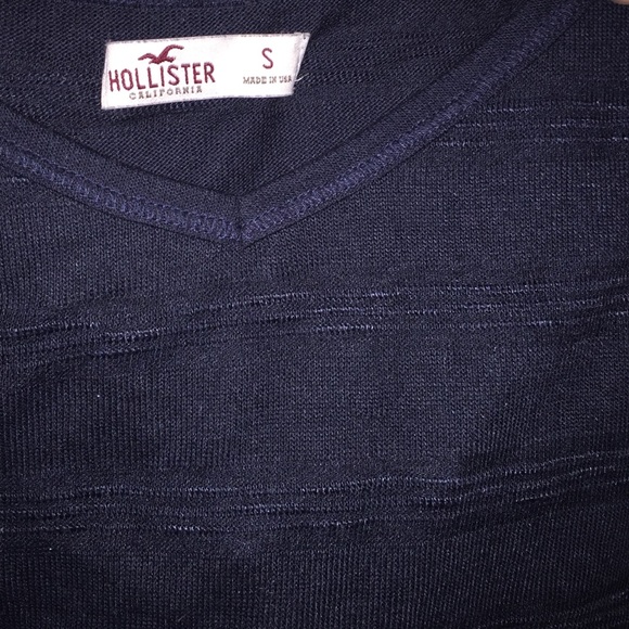 Navy blue hollister shit