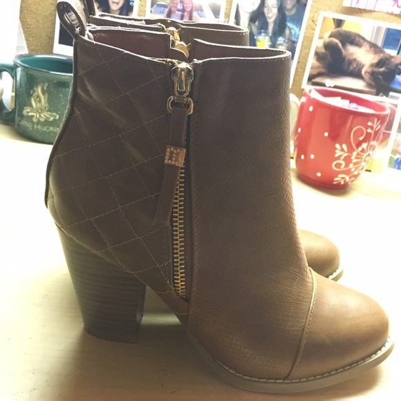 Cute brown booties