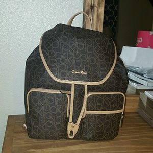NWT Authentic CK Monogram Backpack