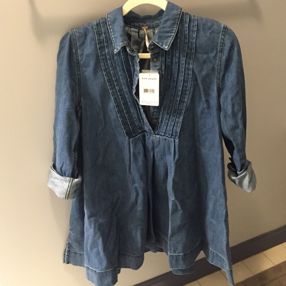 Free people denim tunic