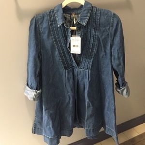 Free people denim tunic