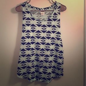 PINK Aztec print tank