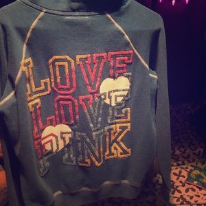 Blue Victoria secret hoodie