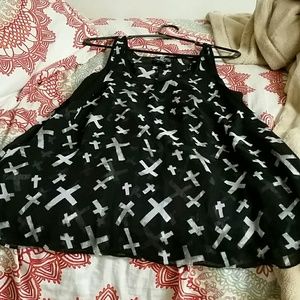 Flowey Royal Bones Cross Tank Top