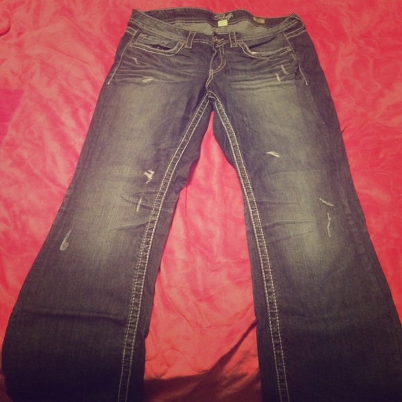Silver jeans
