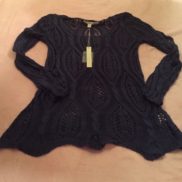 LC Lauren Conrad Sweaters - Lauren Conrad Navy Sweater