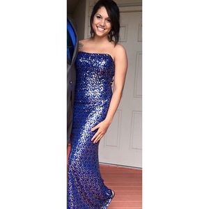 Sequins formal dress