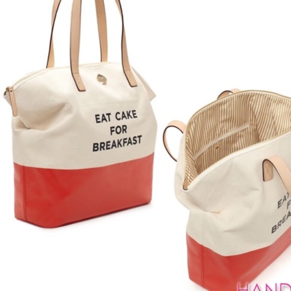 Eat cake for breakfast tote