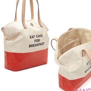 Eat cake for breakfast tote