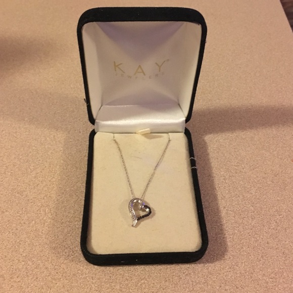 Diamond heart necklace