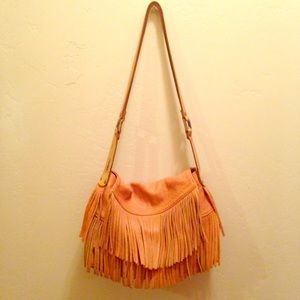 Carla Mancini Leather Fringe Bag