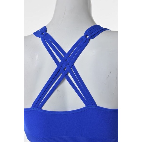 Sale! Criss cross Workout bra with removable cups - Picture 2 of 3