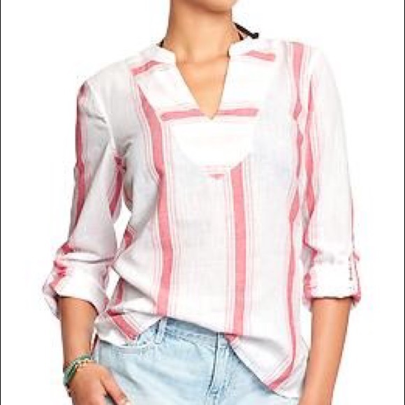 Striped Linen Tunic Cover-up from Old Navy