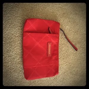 Vera Bradley preppy Polly red wristlet