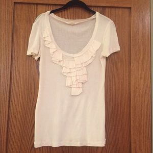 Cream j crew tee