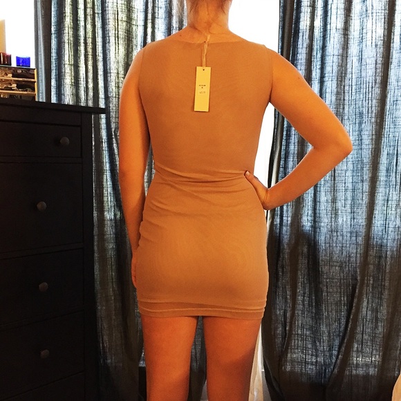 Champagne Sequin Mini Cocktail Dress NWT - Picture 7 of 8