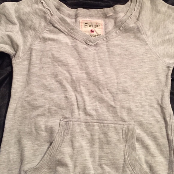 Gray workout/ cozy wear grey quarter length