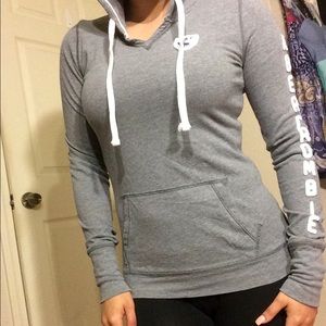 Cute fitted light hoodie