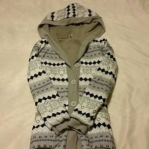 New - Hooded Cardigan