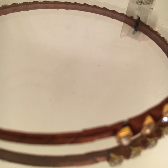 Style&Co. Rhinestone skinny headband, NWT, brown - Picture 2 of 4
