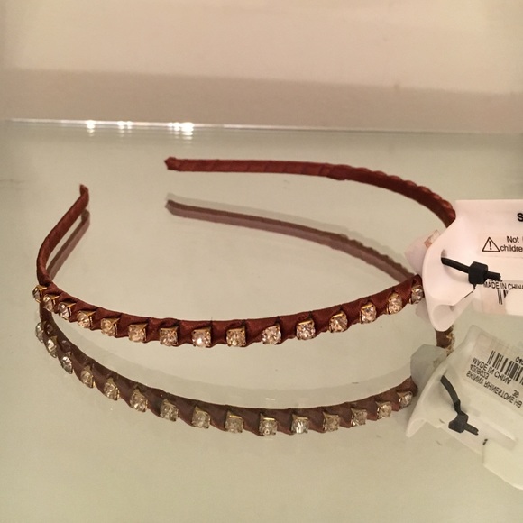 Style&Co. Rhinestone skinny headband, NWT, brown - Picture 4 of 4