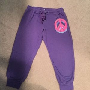 Capri sweat pants PINK Victoria secret