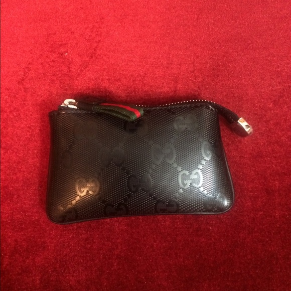 Authentic Gucci coin pouch. Black on black. - Picture 3 of 3