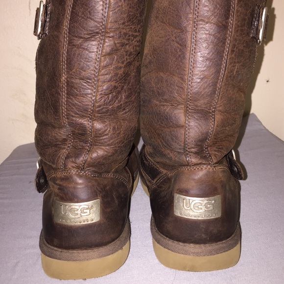 UGG Women's Kensington Brown Toast Boots Size 7 - Picture 3 of 4