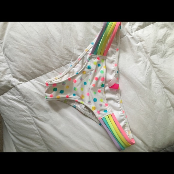 Victoria secret Rainbow Poka Dot bottoms