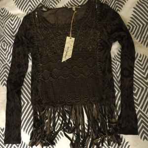 Fringe crop top from Buckle!