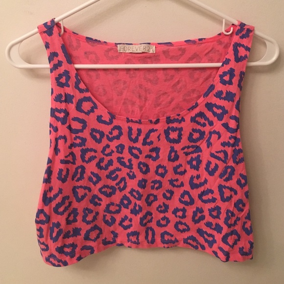 Animal Print Crop Top