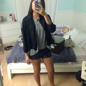 Cropped Black Sweater