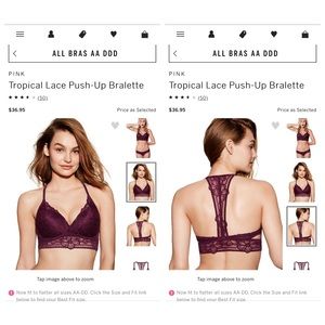 PINK Maroon Bralette