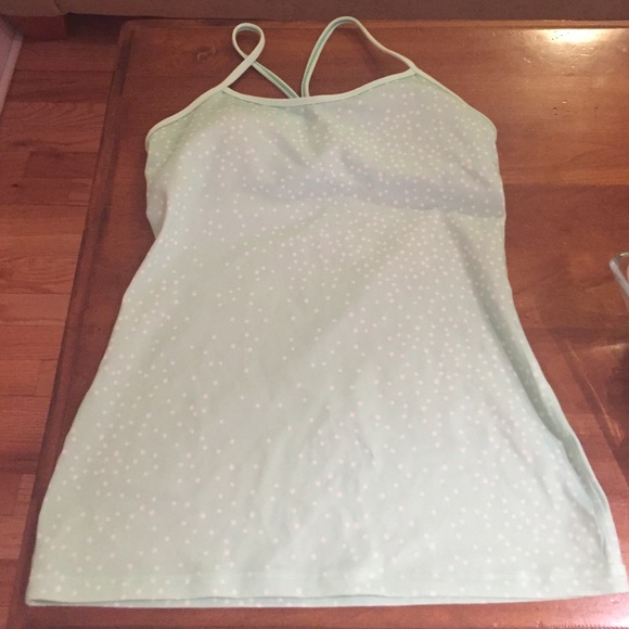 🍀 Lululemon Power Y yoga tank, w polka dots 8 🍀