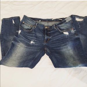 Zara denim ankle jeans sz42 USA10