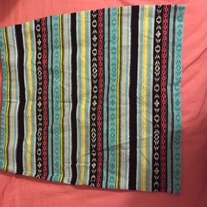 Patterned mini skirt, never worn!