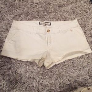 Abercrombie & Fitch White Shorts